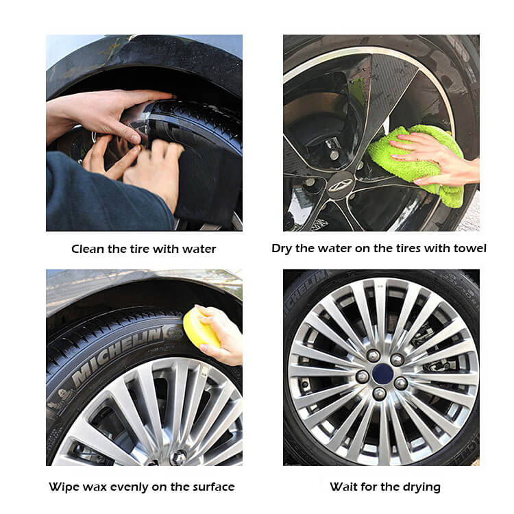 1704871017 S2202 Wet Tire Shine Trim Coating for Rubber Plastic and Vinyl Safe for Cars Trucks SUVs Motorcycles RVs