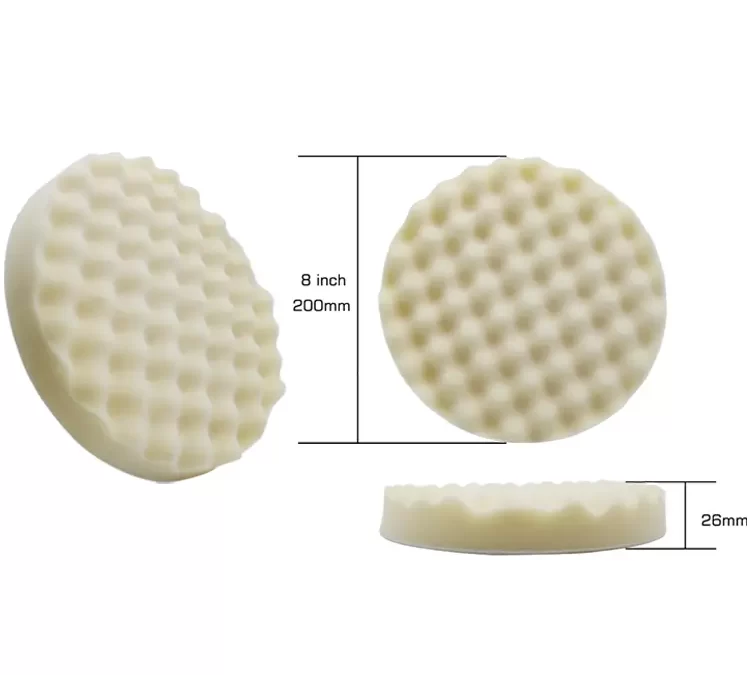 Mastering Auto Detailing Excellence with SYBON's 8inch Waffle Face Polishing Pad