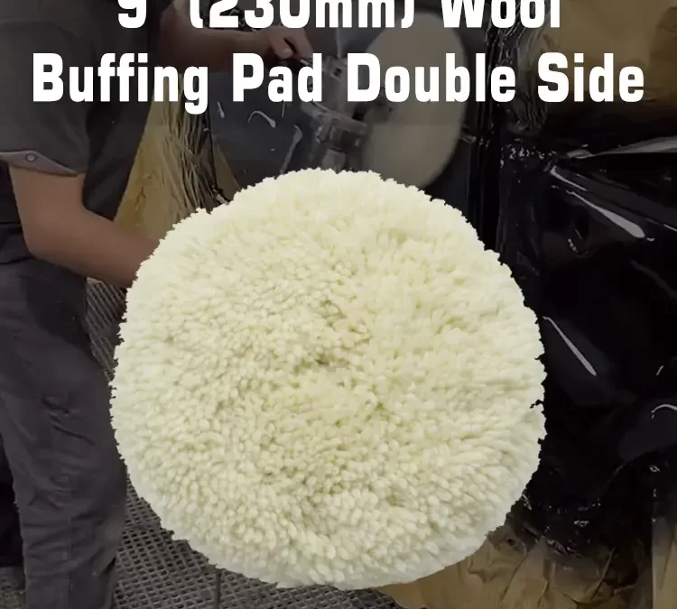 SYBON's 9" (230mm) Wool Buffing Pad Double Side: The Ultimate Solution for Professional Auto Detailing