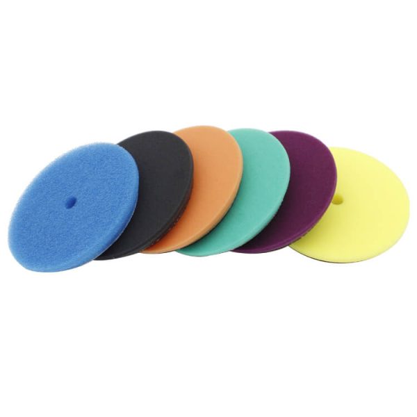 1720605551 Car care buffing polishing pad 356 inch medium cut Purple foam nano polisher pad car