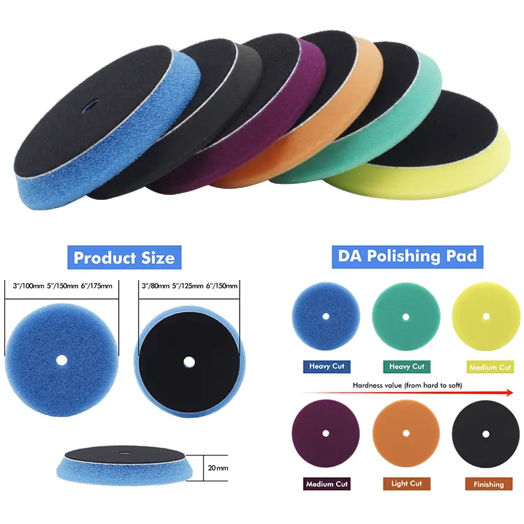 1720669061 Enhance Your Auto Detailing with SYBONs 6 Inch Car Buffing Pads