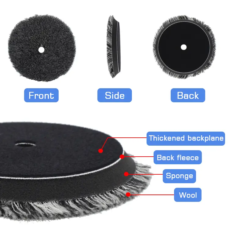 1720756282 The Ultimate Guide to 6 Inch Velcro Wool Buffing Pads for Auto Detailing