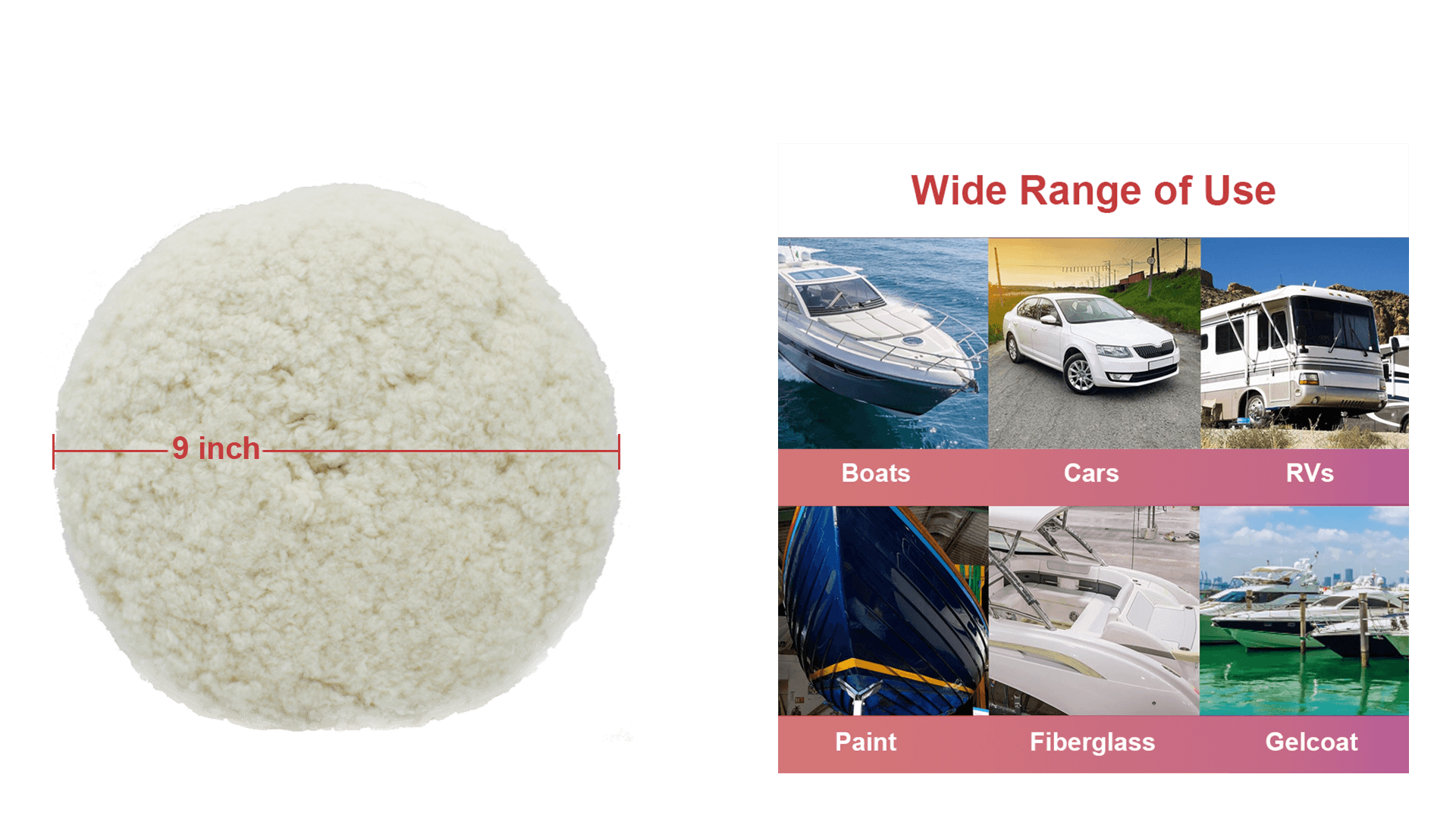 1724306485 Enhance Your Detailing Results with SYBONs Double Sided Wool Buffing Pads A Must Have for Professionals