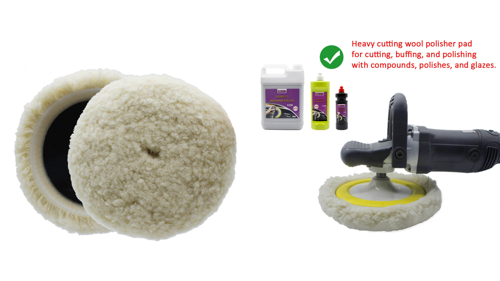 1724653518 Maximizing Efficiency in Auto Detailing The Advantages of Using Single Sided Wool Pads by SYBON 1