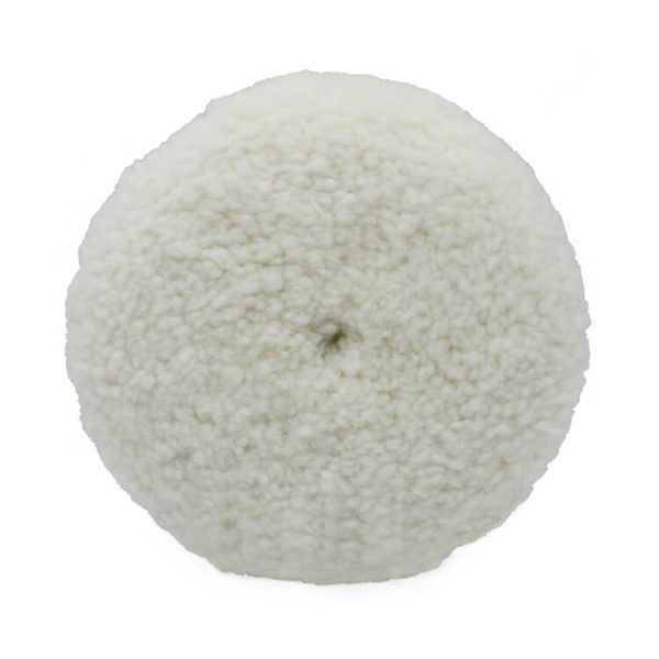 1725523710 W009DB Economy High Quality 9 Inch Double Sided Wool Polishing Pad Wool Buffing Disc For Light and Medium Cutting